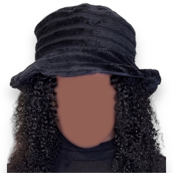 Handmade Black Velvet Reversible Bucket Hat - Picture 10 of 10